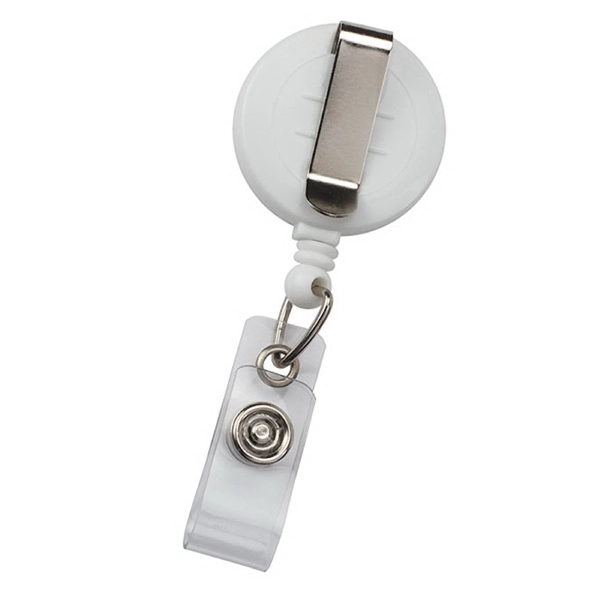 MaxLabel custom badge reels feature an extra large imprint area for... from ASI 79898 Promovision / PROMOVISION