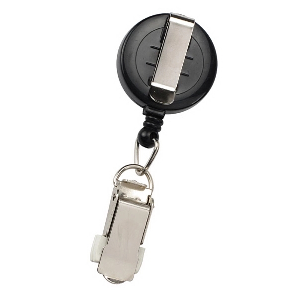 Retractable custom badge reel with an extra large imprint area for... from ASI 79898 Promovision / PROMOVISION