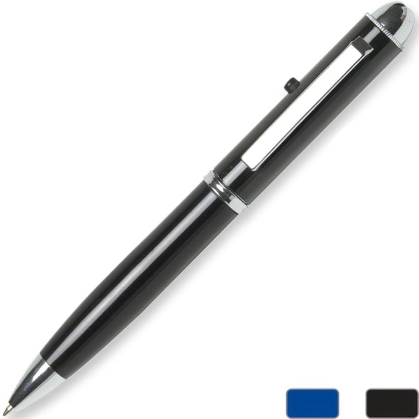 5 1/2" x 5" aluminum twist-action ballpoint pen and laser pointer.... from ASI 62660 Innovation Line