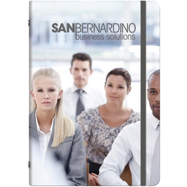 5.5" x 8.5" Three-ring binder with custom full color outside cover,... from ASI 91340 Journalbooks/Timeplanner Calendars