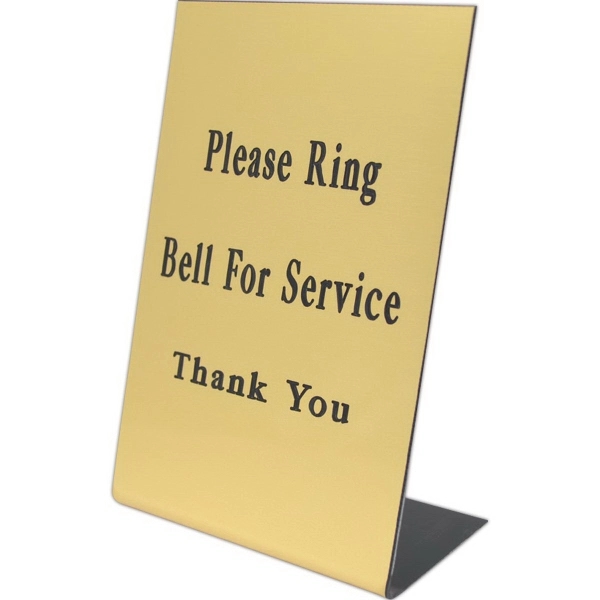 Engraved plastic pedestal sign.... from ASI 81500 Navitor Inc / Navitor Specialty Products