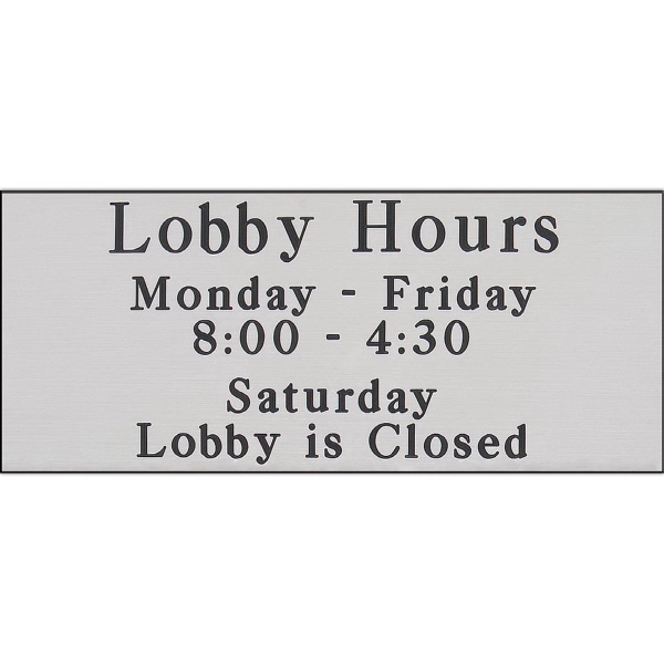 2-Sided Extended Wall Sign... from ASI 81500 Navitor Inc / Navitor Specialty Products