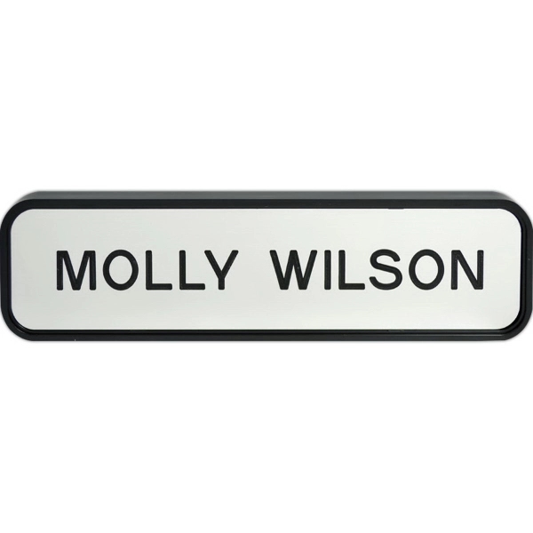 Designer Wall Sign With Holder 2 3/16" H x 8 3/16"... from ASI 81500 Navitor Inc / Navitor Specialty Products