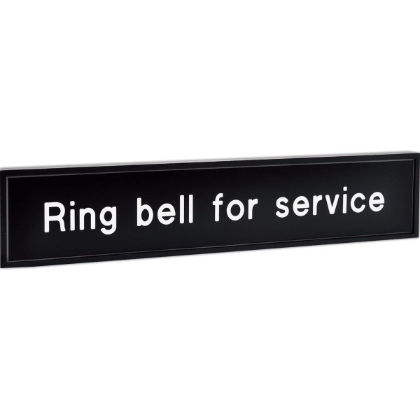 Architectural wall sign with holder, 2" H x 9 3/8" W.... from ASI 81500 Navitor Inc / Navitor Specialty Products