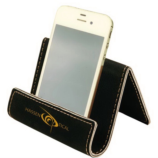 3.5" x 2.5" x 0.125" leatherette business card and cellphone holder.... from ASI 92531 Unique Custom Products / UCP