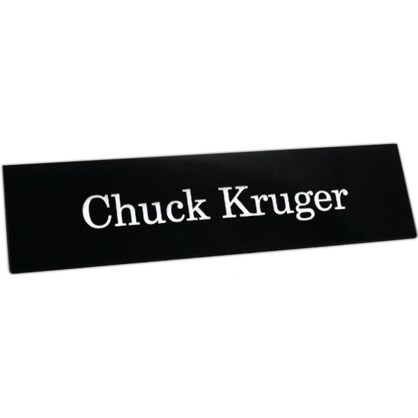 Laser engraved genuine black marble desk bar.... from ASI 81500 Navitor Inc