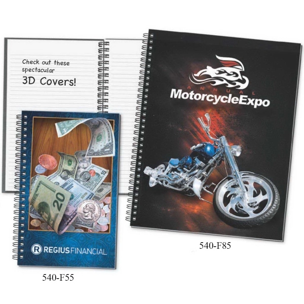 Lenticular 3D image journal with 100 lined sheets per book, measuring... from ASI 52480 Enduraline