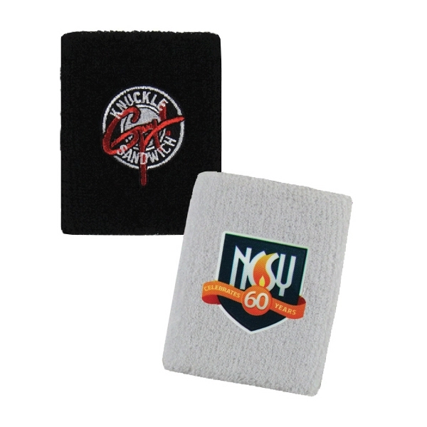 3 1/2" x 2 3/4" (when lying flat) wristbands made of... from ASI 90160 Suntex Industries