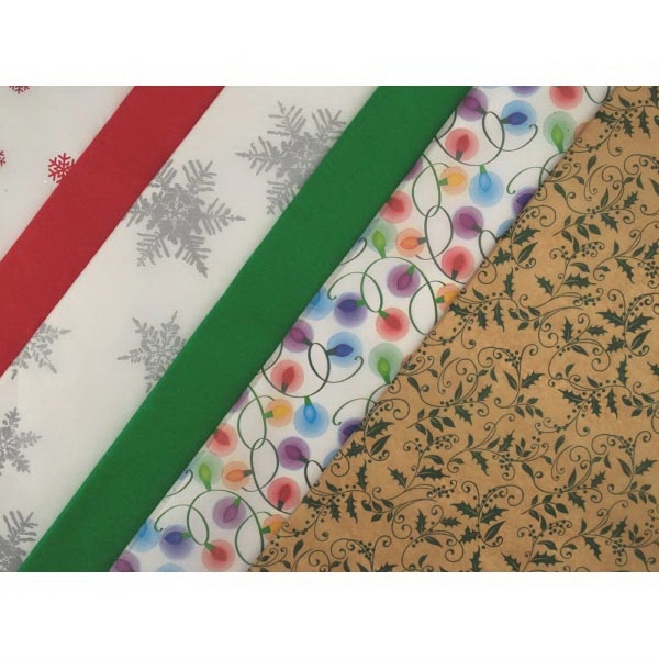Wrapping tissue assortment pack containing popular holiday themed designs.... from ASI 75731 PWS