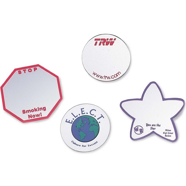 Acrylic mirror button/magnet.... from ASI 35500 American Greenwood Inc