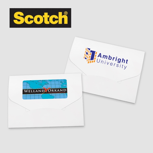 Custom printed pocket pack that includes 40 padded 3" x 4"... from ASI 91240 3M/Promotional Markets Dept