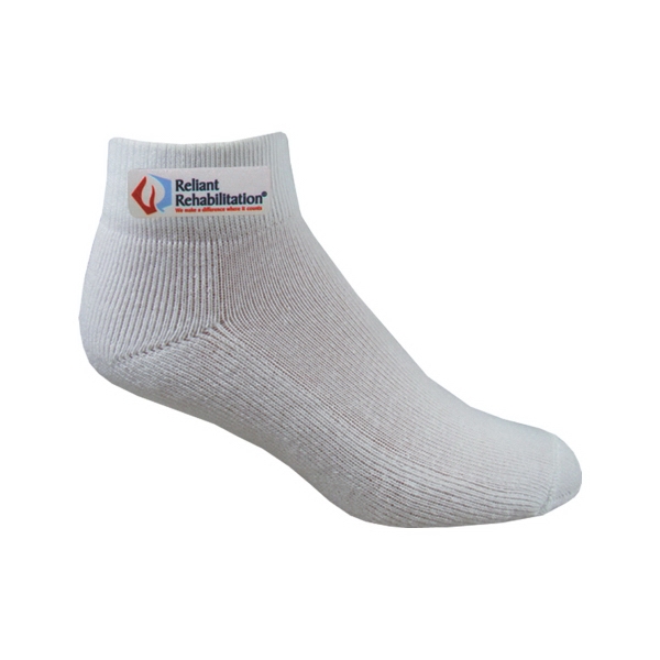 Women's white quarter top Comfort Pro socks made of a blend... from ASI 90160 Suntex Industries