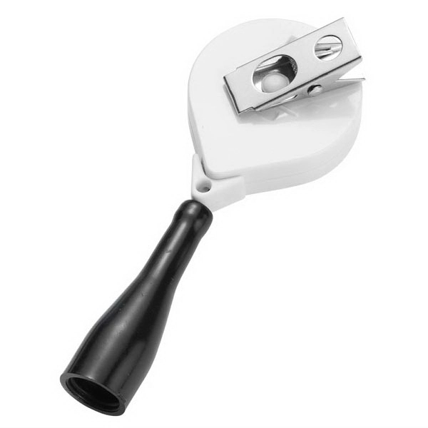 Anti-microbial round Retractable Pen Holder. Label decoration.... from ASI 49470 DEVARA