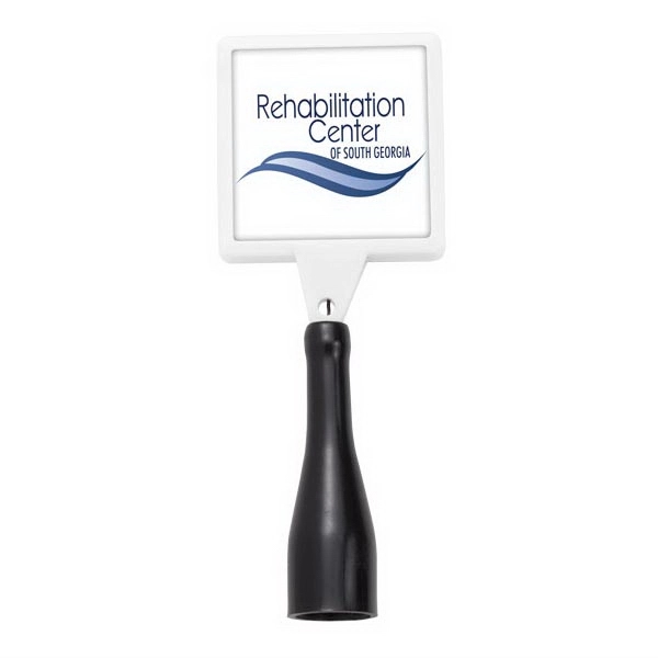 Anti-microbial square Retractable Pen Holder. Label decoration.... from ASI 49470 DEVARA
