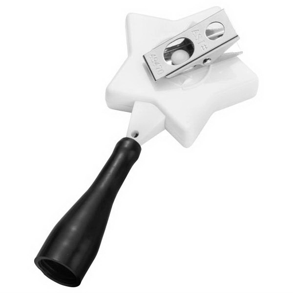 Anti-microbial star Retractable Pen Holder. Label decoration.... from ASI 49470 DEVARA