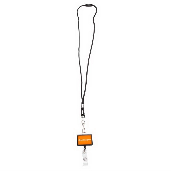 Rectangle badge reel with lanyard attachment.... from ASI 49470 DEVARA
