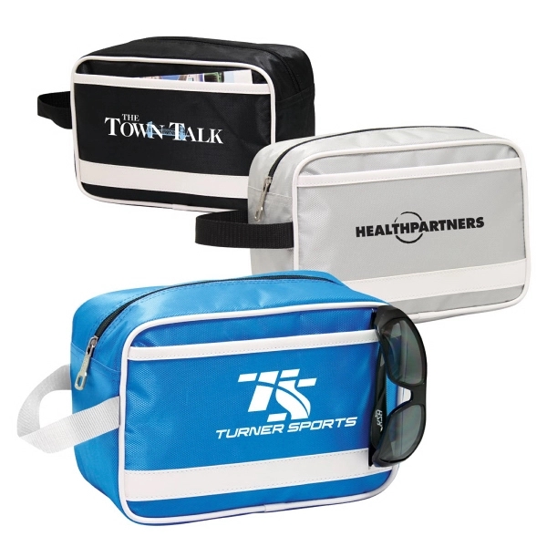 420 jacquard with white PVC accent.  PEVA lined for easy... from ASI 79384 Preferred Nation Inc / Preferred Nation