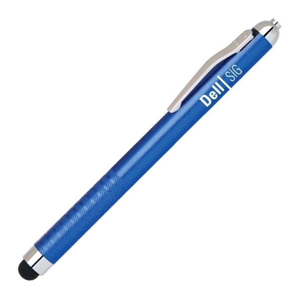 Stylish solid coated stylus pen with gravity tip function. When the... from ASI 40544 Binaco / Binaline
