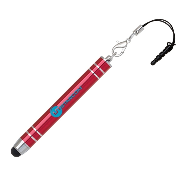 Convenient soft touch stylus with elastic coil that can be directly... from ASI 40544 Binaco / Binaline