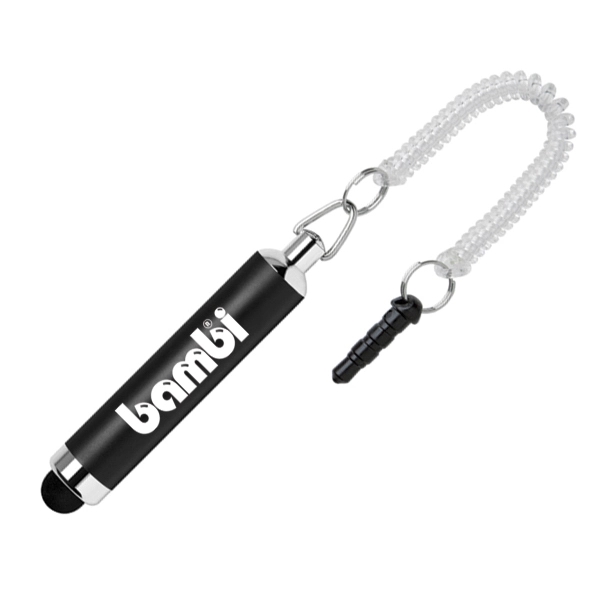 Convenient soft touch stylus with elastic coil that can be directly... from ASI 40544 Binaco / Binaline