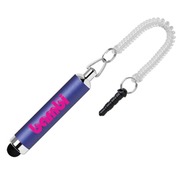 Convenient soft touch stylus with elastic coil that can be directly... from ASI 40544 Binaco / Binaline