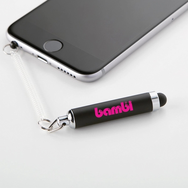 Convenient soft touch stylus with elastic coil that can be directly... from ASI 40544 Binaco / Binaline