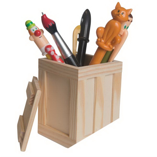 Wooden Crate for holding pens. Eco-friendly.... from ASI 34415 Alpi International LTD / Alpi™