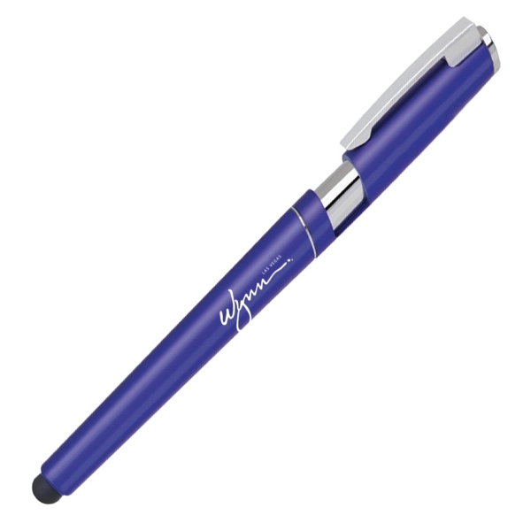 Plastic cap off pen with stylus. Comes in various metallic colors.... from ASI 40544 Binaco / Binaline
