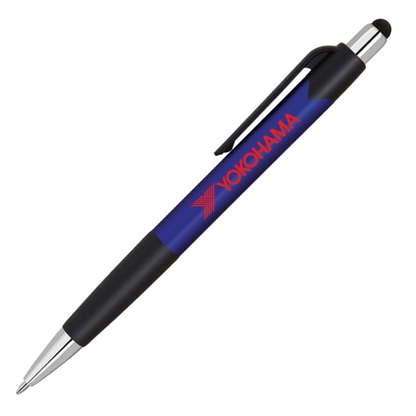 Plastic click action pen with stylus. Comes in a variety of... from ASI 40544 Binaco / Binaline