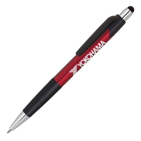 Plastic click action pen with stylus. Comes in a variety of... from ASI 40544 Binaco / Binaline
