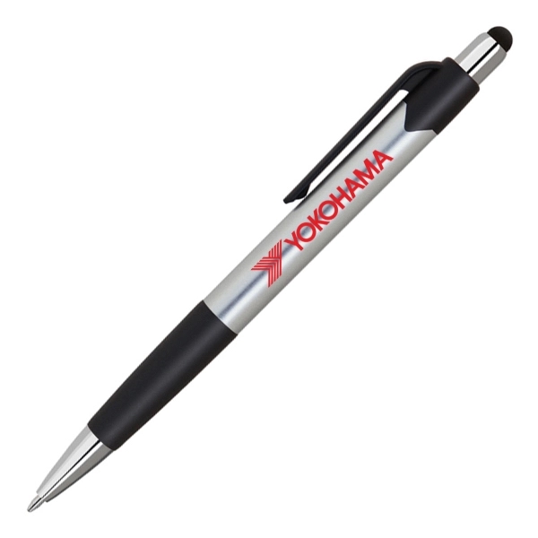 Plastic click action pen with stylus. Comes in a variety of... from ASI 40544 Binaco / Binaline