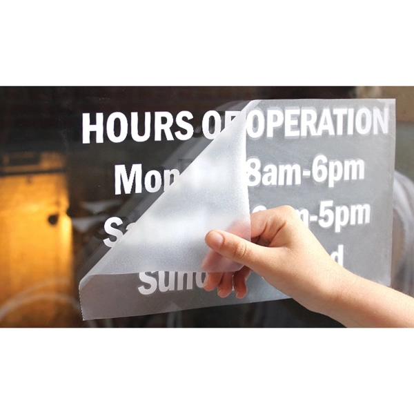 Vinyl lettering decals made of durable glossy material that is both... from ASI 89791 StickerYou / Custom Vinyl Stickers