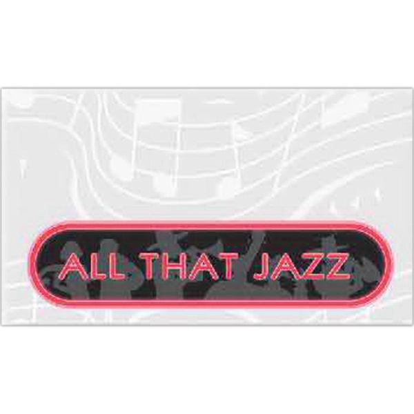 Full color printed paper insert for badge holders.... from ASI 59080 Halls & Company