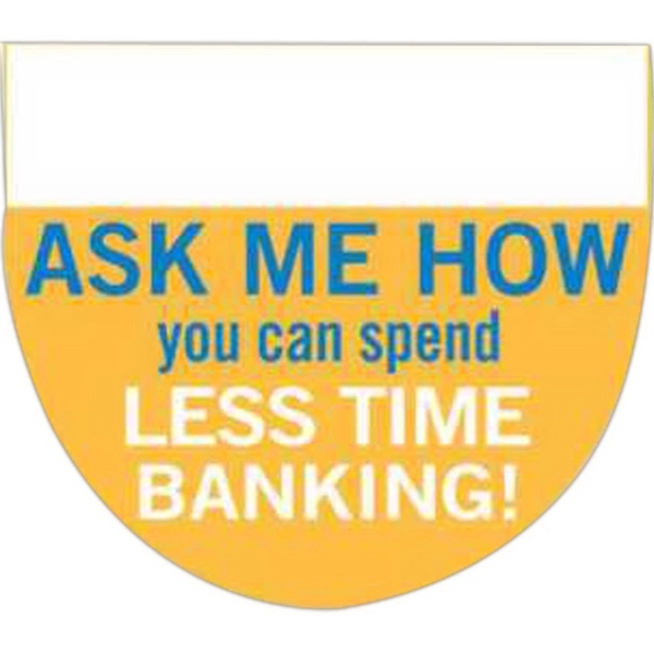 .010" thick badge ribbon with adhesive.... from ASI 59080 Halls & Company