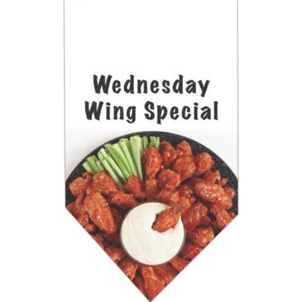 .010" badge ribbon with adhesive and 1 1/2" of imprint space.... from ASI 59080 Halls & Company