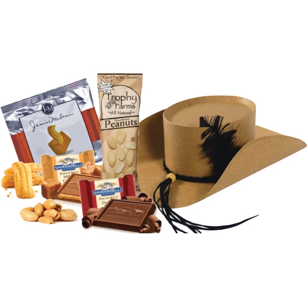 Cowboy Hat Box with Snacks... from ASI 89971 Stuff A Mug / Stuff A Mug