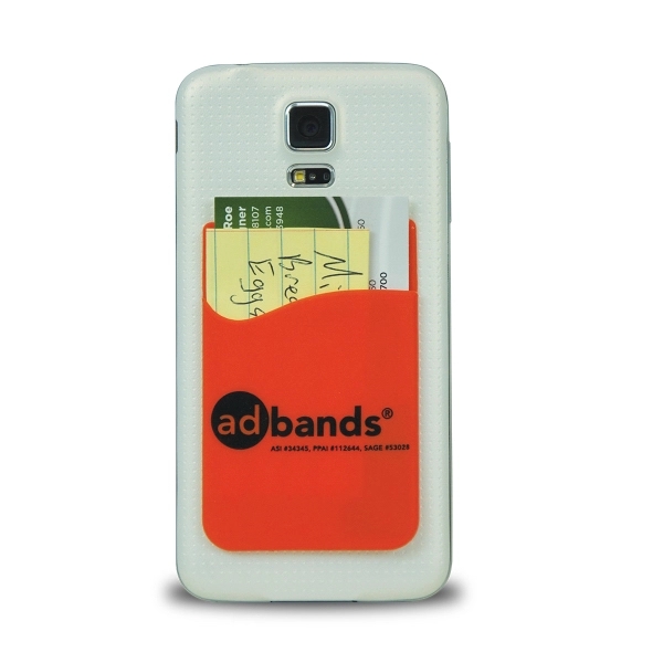 This silicone phone wallet is made of durable silicone. It attaches... from ASI 34345 Ad Bands Plus / Ad-Bands Alliance Rubber