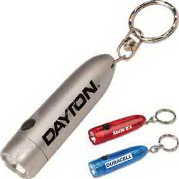 Bullet flashlight with key chain.... from ASI 54100 Fields Manufacturing Inc / TargetLine®