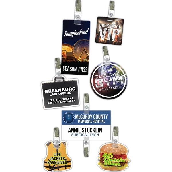 Full color clips for badges.... from ASI 56100 Gemini Ind Inc / Gemini Line™