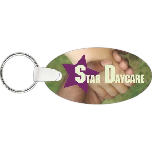 .030" thick loyalty tag made of plastic.... from ASI 59080 Halls & Company