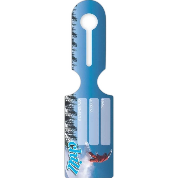 All-in-one TeslinA(R) luggage tag in assorted sizes and colors.... from ASI 59080 Halls & Company