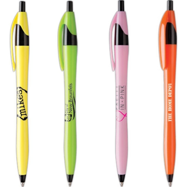 Javalina Tropical Pen has an array of tropical colors, hourglass shape,... from ASI 61966 HPG / Hub Pen