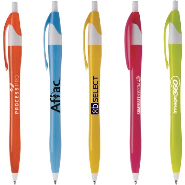 Javalina Breeze is fun bright barreled hourglass shaped ballpoint pen with... from ASI 61966 HPG / Hub Pen