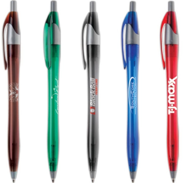 Javalina Jewel ballpoint pen comes in five hot translucent colors offered... from ASI 61966 HPG / Hub Pen