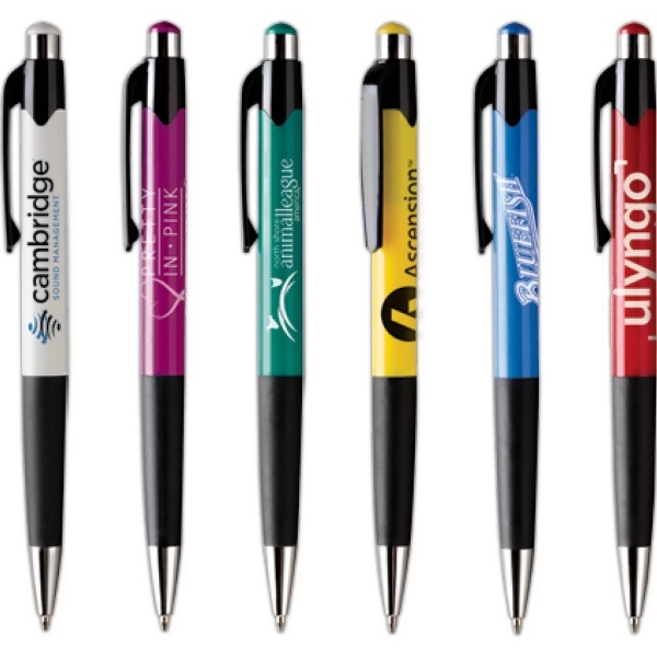 Mardi Gras features distinctive Silver accent and hot stylish barrel colors... from ASI 61966 HPG / Hub Pen