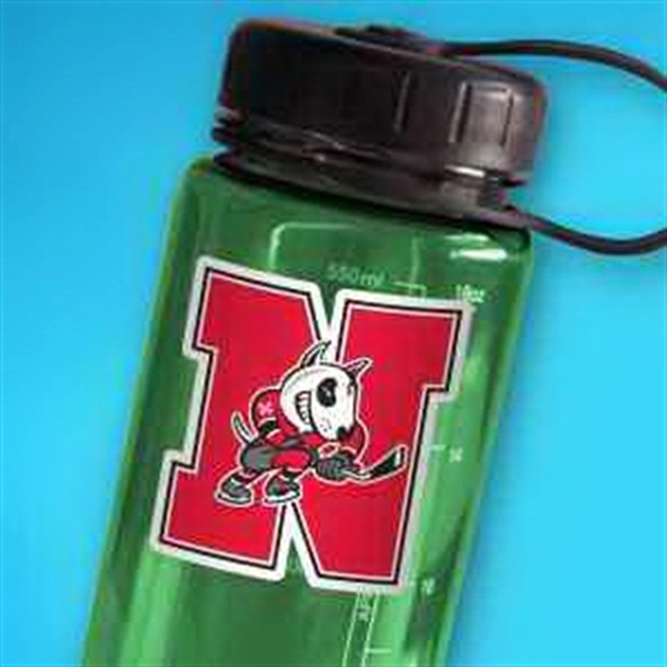 Custom clear stickers made of durable glossy material that is both... from ASI 89791 StickerYou / Custom Vinyl Stickers