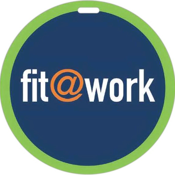 Screen printed writable .40" thick extra-large tags with loop strap in... from ASI 59080 Halls & Company