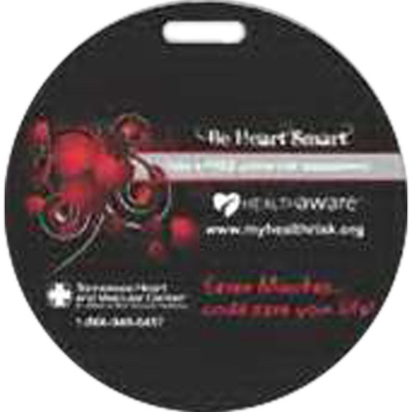 Laminated event tag with a loop strap and an oval shape.... from ASI 59080 Halls & Company