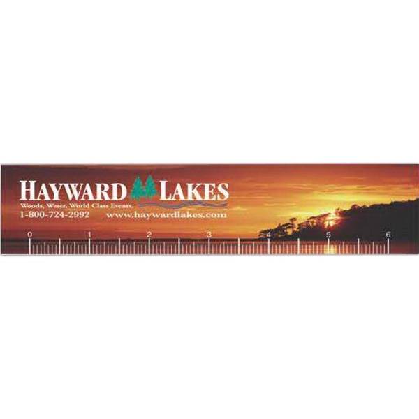 Full color ruler, .020" thick.... from ASI 59080 Halls & Company