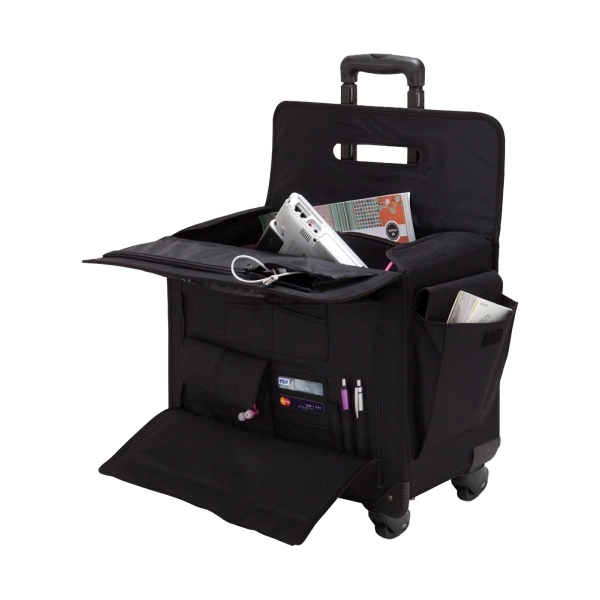 Computer/tablet case made of 600 denier Polyester. Zip-down organizer pockets.... from ASI 57702 GoodHopeBags, Inc.